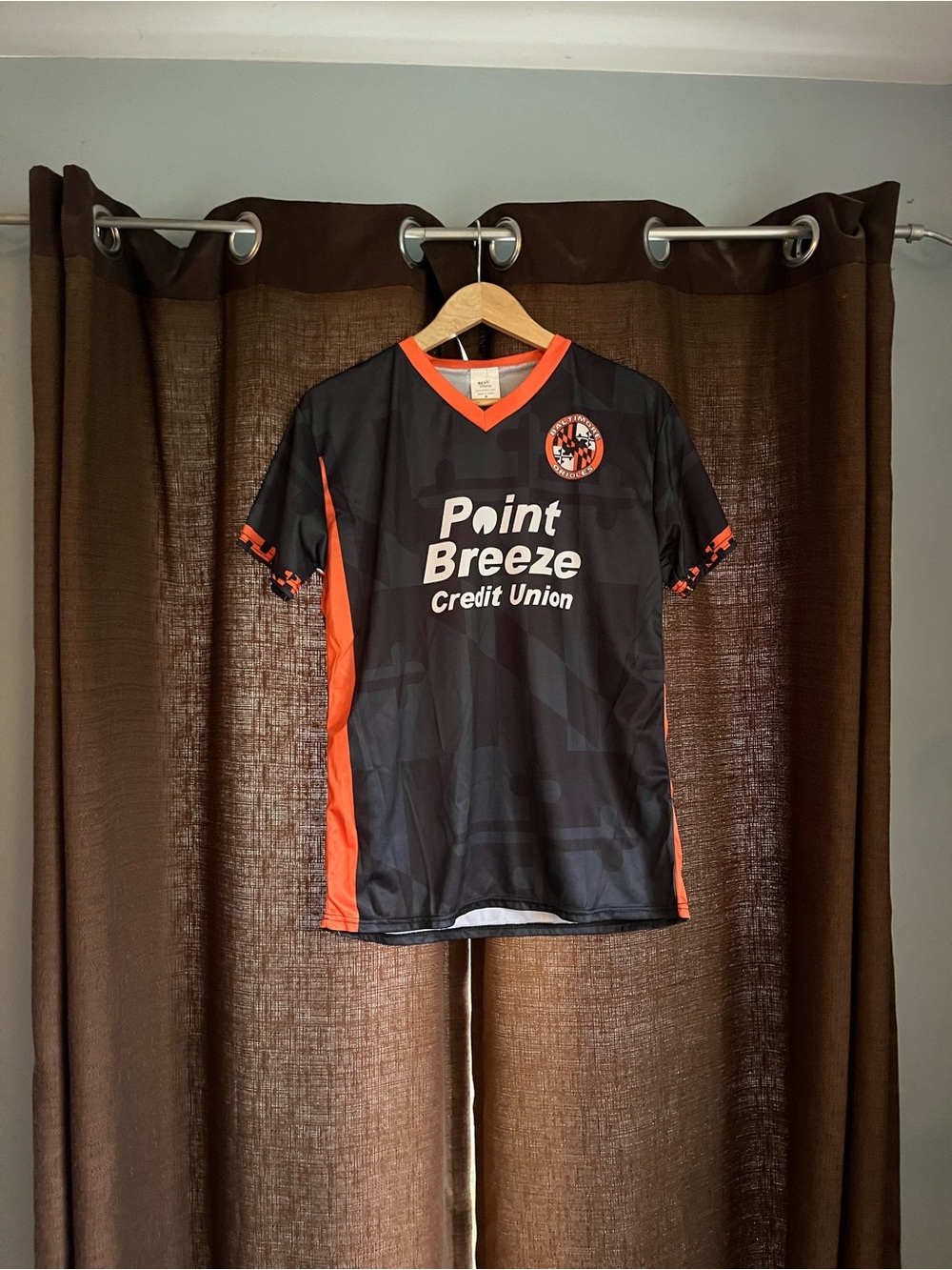 Baltimore Orioles Black & Orange Soccer Jersey
